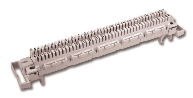 CobiNet 101664 LSA-Anschlussleiste 1/20 zu 20DA f.Profil-Rundstangen groß Install.Baumaterial