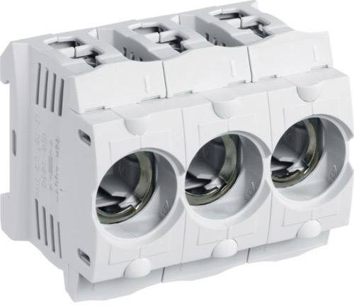 Hager Kunst.Sicherungssockel D02 LD046 E18 63A 3polig Hutschiene Rahmenklemme Install.Baumaterial