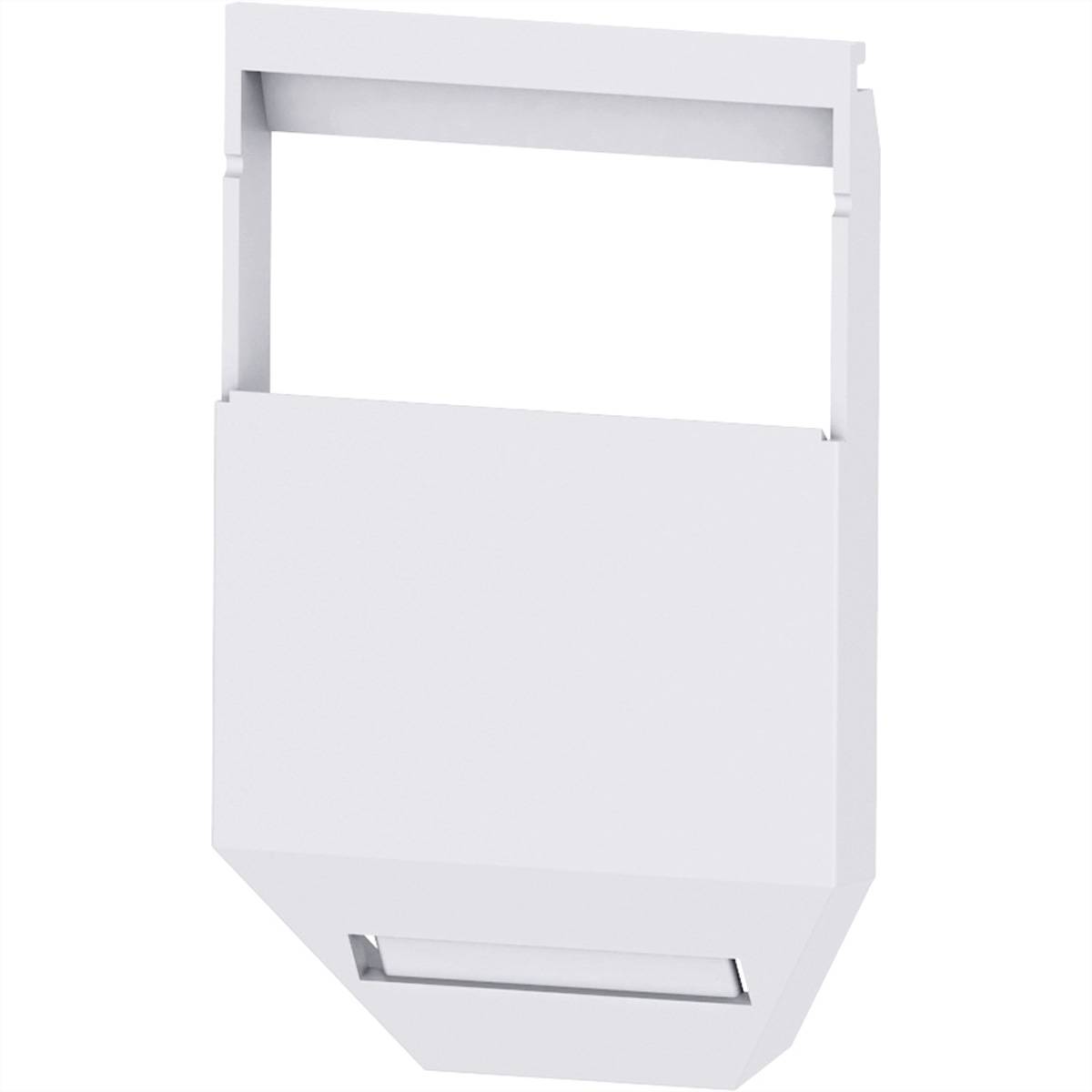 BACHMANN DESK2 verdeckte Kabelführung, weiß Steckdosenleisten Aufbau-Anschlussfelder DESK 2