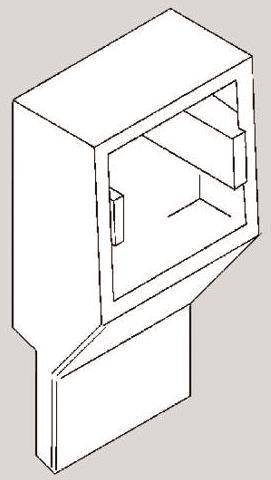 GGK Geräteträger leer 1fach 1931 für SL/ SLT cremeweiss Install.Baumaterial Verlegesys/Verbi.Mat