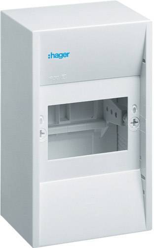 Hager Miniverteiler gamma 4Modul GD104N IP30 1xPE 1xN Install.Baumaterial ZÃ¤hlerschr./Verteilg