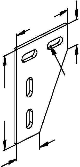 NIED Winkelverbinder KNW50/50 feuerverzinkt Install.Baumaterial Verlegesys/Verbi.Mat
