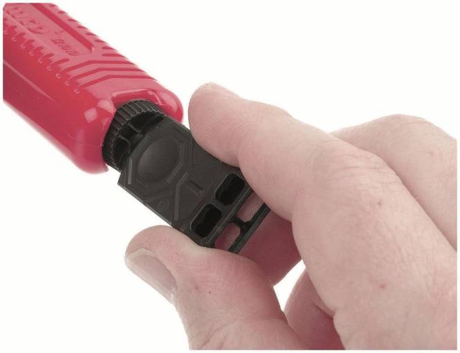 Cimco Jokari-Kabelmesser 121010 8-28mm Ã˜ mit Hakenklinge Install.Baumaterial Werkzeug Messgeräte