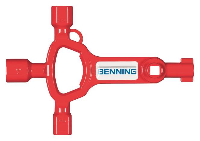 Benning Schaltschrankschlüssel 10211924 Install.Baumaterial Werkzeug Messgeräte