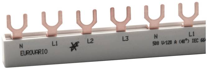 Doepke Phasenschiene EV-S G 4.12.120 L ** FI/LS 10qmm Gabel 4-pol 12TE 120A Install.Baumaterial