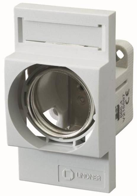 Mersen 00686.410000 DIII 63A 1p Schnapp D-Sicherungssockel m.Abdeckung DIAZED Install.Baumaterial