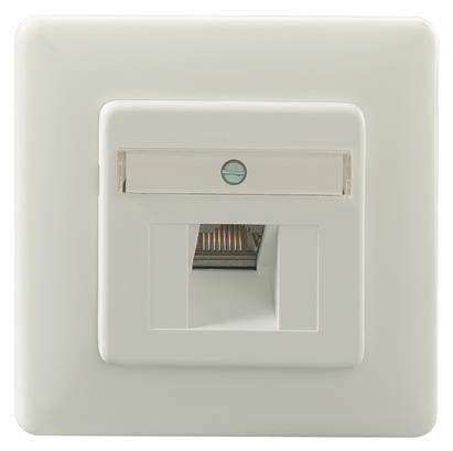 RB Anschlussdose UAE-Cat.6A iso-8 Up rw reinweiss Up rw Install.Baumaterial Netzw.Telekomm