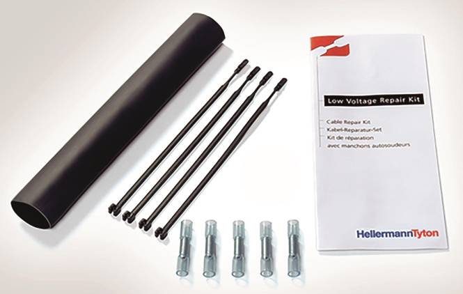 Hellermann LVRK-L-24/6-200-PO-X-BK Kabel-Reparatur-Set 380-04019 Install.Baumaterial Werkzeug