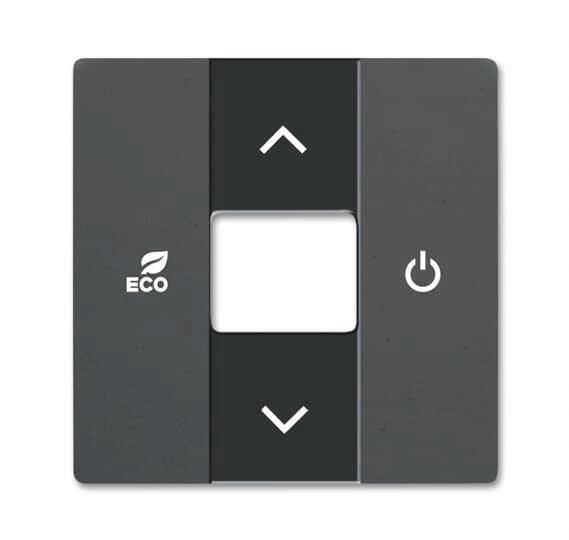 BJ Zentralscheibe RTR schwarz 6235-885 matt Busch-free@home future linear Install.Baumaterial KNX