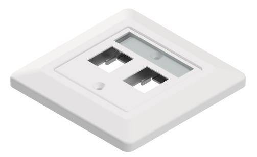 preLink / fixLink Modulaufnahme UP-Gehäu für Keystone Modul (Inhalt 5 Stück) Install.Baumaterial