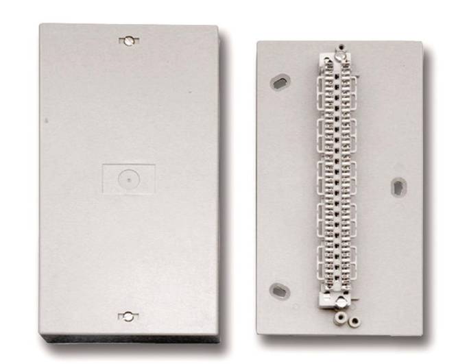 CobiNet 102146 Verteilerkasten KVK I f.2LSA-Module 1/10 130x115x45 Install.Baumaterial