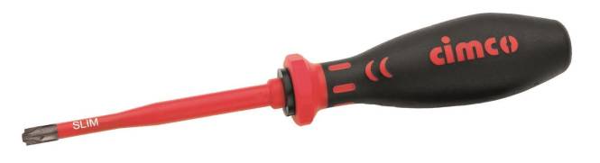 Cimco VDE-Schraubendreher PZ FL 2x100mm Kombi-Profil Slim 117782 Install.Baumaterial Werkzeug