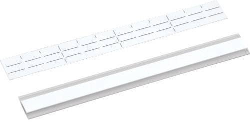 Hager Bezeichnungsstreifen UZ005 universN f.GerÃ¤teschlitz Set=12StÃ¼ck Install.Baumaterial