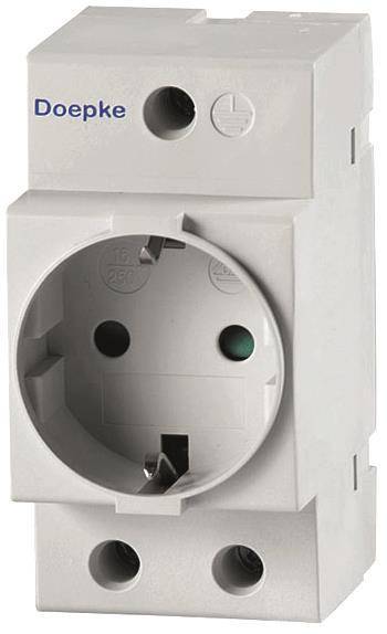 DOEP Einbausteckdose RDS6 Install.Baumaterial Zählerschr./Verteilg Reiheneinb.Inst.-Ger