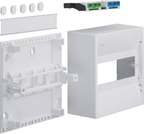 Hager Miniverteiler gamma 8Modul GD108N IP30 1xPE 1xN Install.Baumaterial ZÃ¤hlerschr./Verteilg