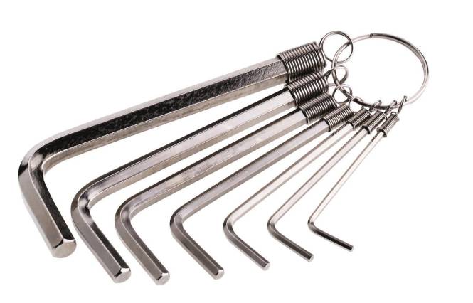 Cimco Stiftschlüssel DIN911 8tlg 110592 Install.Baumaterial Werkzeug Messgeräte