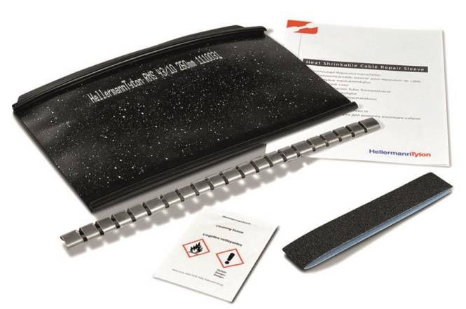 Hellermann RMS100-30-PO-X-BK 500mm Reparaturmanschette schwarz 450-20030 Install.Baumaterial
