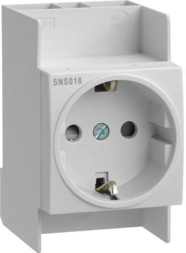 Hager Steckdose 16A 250V 2,5PLE SNS016 QuickConnect Install.Baumaterial ZÃ¤hlerschr./Verteilg