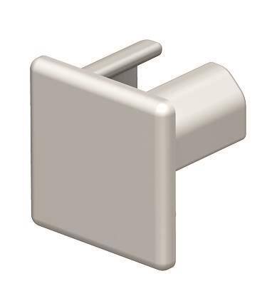 OBO WDK HE15015RW Endstück 15x15mm PVC reinweiß RAL9010 6193099 (Inhalt 10 Stück)