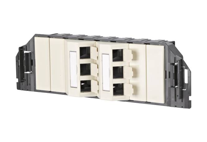 Metz E-DATsubway 6x8(8) GB3 1309360601-E perlweiss RAL1013 Install.Baumaterial Netzw.Telekomm