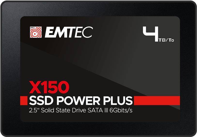Emtec SSD 2.5 Sata X150 4TB intern retail Multimedia-Technik Solid State Drives