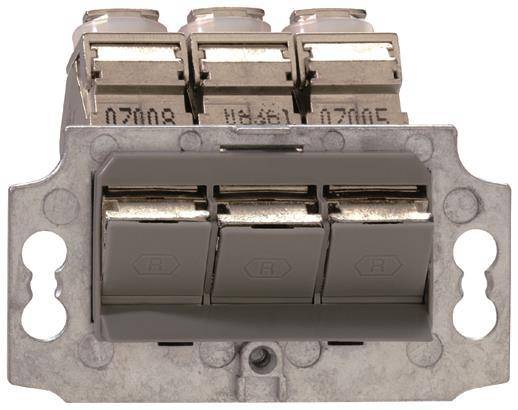 RB Cat.6A ISO-Anschlussdose modular UM-Cat.6A iso-MD 3 Up 0 Install.Baumaterial Netzw.Telekomm