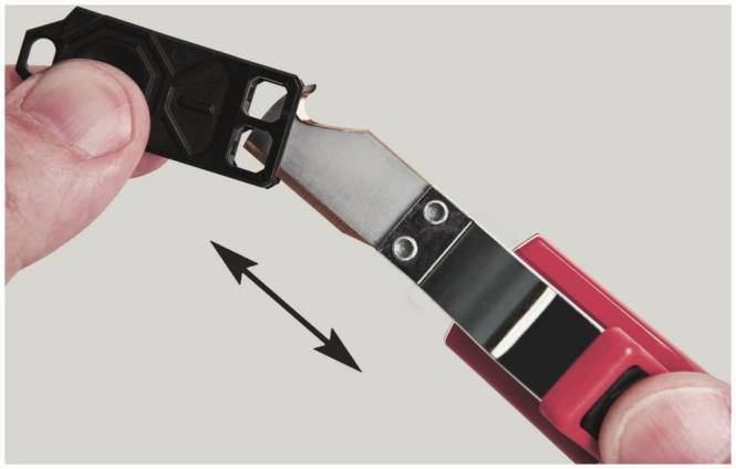 Cimco Jokari-Kabelmesser 120010 8-28mm Ø mit Hakenklinge Install.Baumaterial Werkzeug Messgeräte