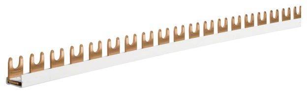 Hager Phasenschiene 1polig KDN163B Gabelanschluss 10qmm 63A 57 Module Install.Baumaterial