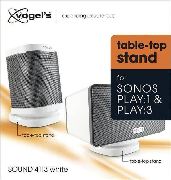 Vogels SOUND 4113 ws Tischständer für SONOS / PLAY:1 / PLAY:3 Unterhaltungselektr. Zubehör Video