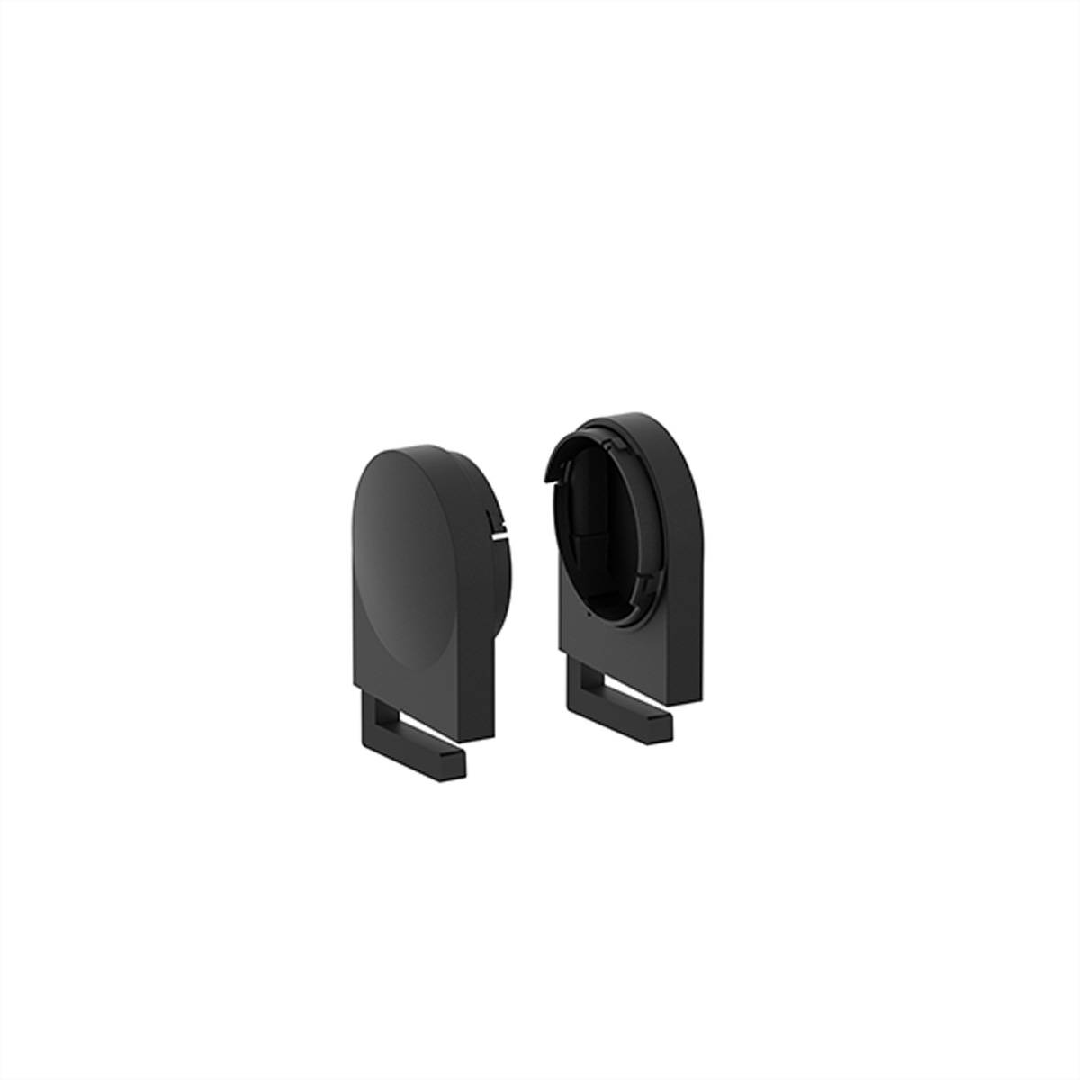 BACHMANN CYCLE SET Endkappen DESK Steckdosenleisten Aufbau-Anschlussfelder Desk