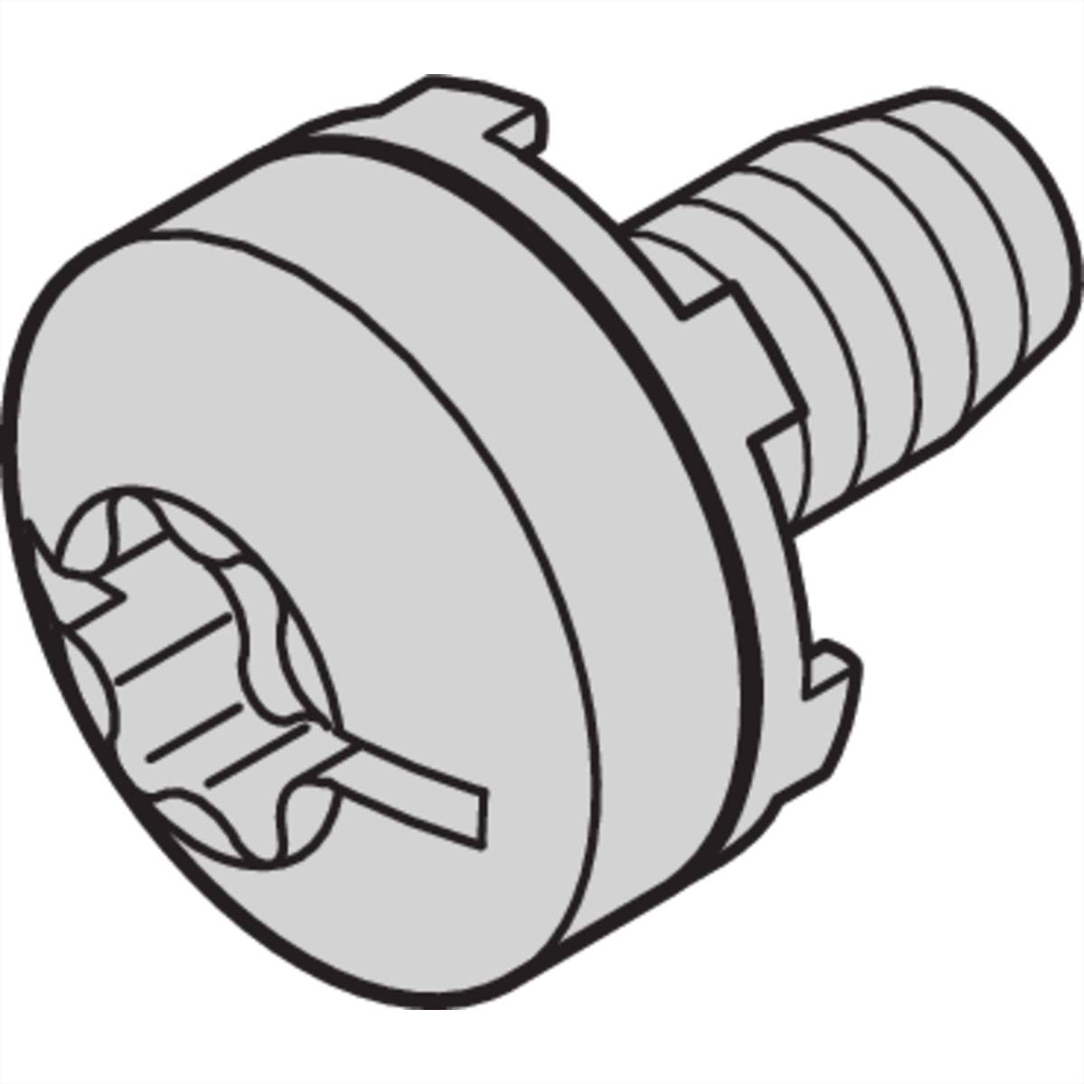 SCHROFF Schraube Taptite - M6 TAPTITE SCHRAUBE 50ST 19 Schränke &amp, Ausbauteile Varistar