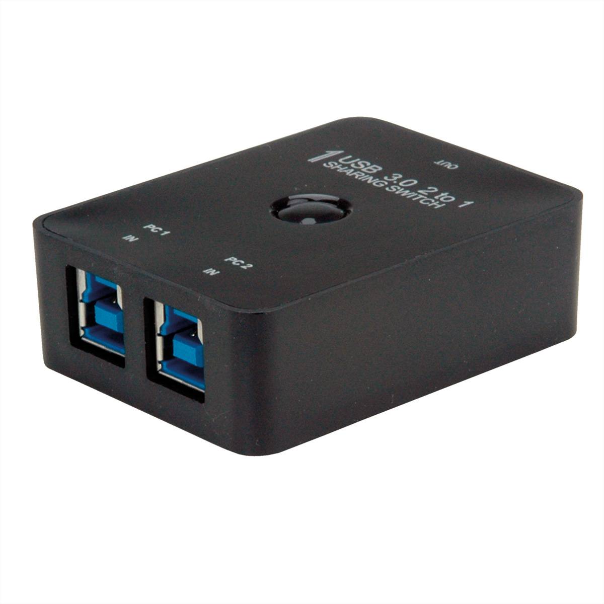 VALUE Manueller USB 3.2 Gen 1 Switch, 2 Ports Switchboxen Switchbox, manuell