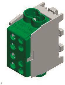 Pollmann 2080143 HLAK 35 1/2 M2 grün Hauptleitungs-Abzweig-klemme 35 1/2 Install.Baumaterial