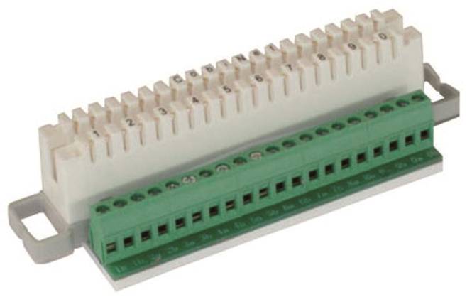 CobiNet 102024 LSA-Trennleiste 2/10 SK zu 10DA o.Farbcode f.Montagewanne/-kanal Install.Baumaterial