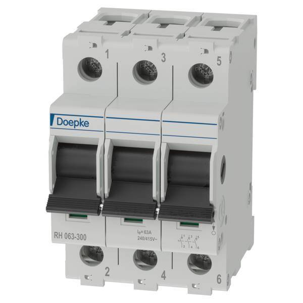 DOEP Hauptschalter RH 063-300 3pol 63A Install.Baumaterial Zählerschr./Verteilg