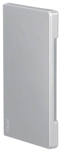 Hager EndstÃ¼ck kaschierend BR651306LAN hfr PC/ABS zu BR/A OT80mm lackiert Alu Install.Baumaterial