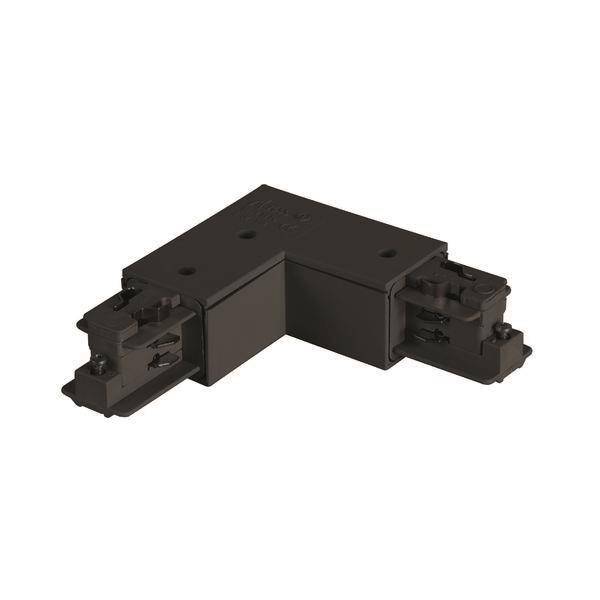 BRUM 3Phasen Eckverbinder 90° 88126080 Schutzleiter innen, schwarz Techn.Licht/Wohnraum Techn.