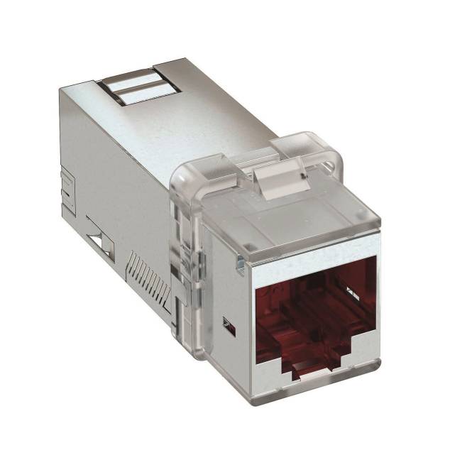 OBO ASM-C6A G Anschlussmodul CAT 6A geschirmt grau 6117346 Install.Baumaterial Verlegesys/Verbi.Mat