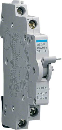 Hager Hilfskontakt 6A 240V f.MCB MZ201 RCBO<125A 1SchlieÃŸer u.1Ã–ffner Install.Baumaterial