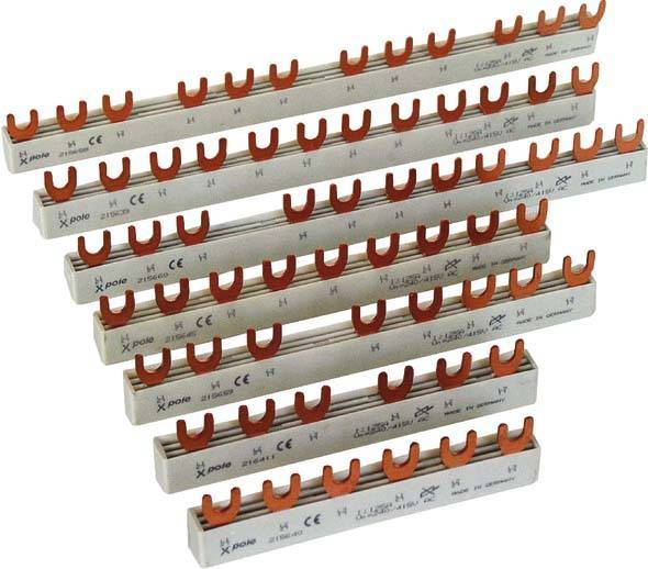 EATON EVG-3P+3N/12MODUL 121091 Phasenschiene 4ph. 10qmm Gabel 12TE Install.Baumaterial