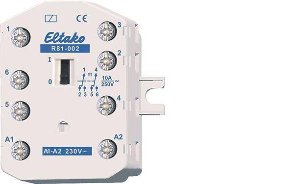 Eltako R81-002-230V Schaltrelais 2We 10A 81002430 Install.Baumaterial Zählerschr./Verteilg