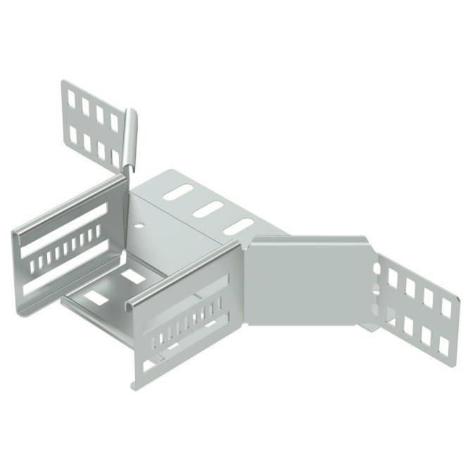 OBO RAA 610 FS Anbau-Abzweigstück f.Kabelrinne 6042111 Install.Baumaterial Verlegesys/Verbi.Mat