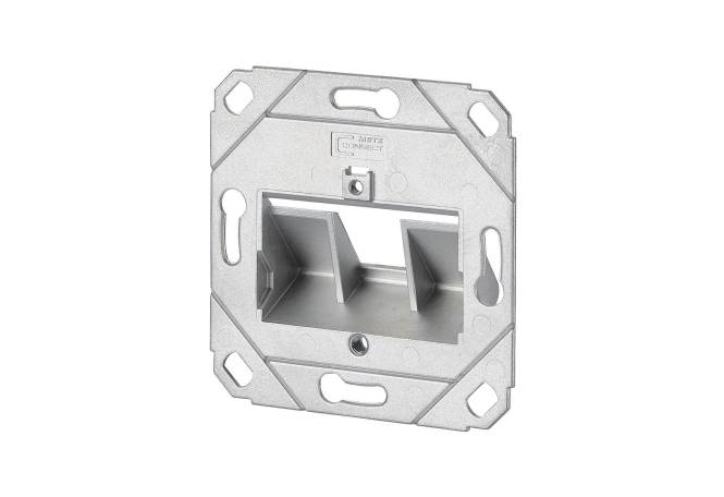 Metz Keystone 1Port UP0 130B20D11200KE leer reinweiß Anschlussdose o.Abdeckung (Inhalt 10 Stück)