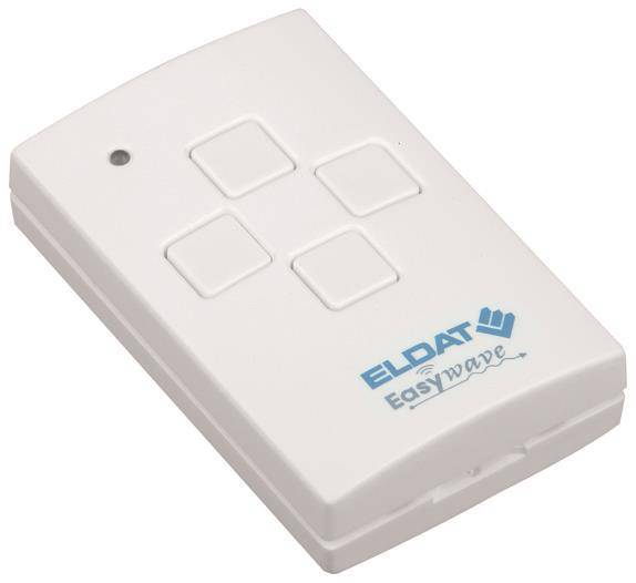 ELDAT Minihandsender RT30E5004-01-02K 4-Kanal signalweiß RAL9003 Install.Baumaterial KNX