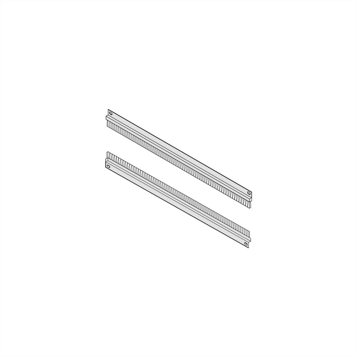 SCHROFF 19-KabeldurchfÃ¼hrung mit BÃ¼rstenleiste - 19KAB.DURCHFUEHRUNG 1HE 2ST 19 SchrÃ¤nke &amp,