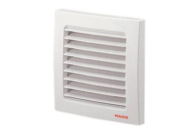 MAICO Aussengitter SG120 a Kunststoff weiss Install.Baumaterial Ventil.Jalou.Mot.Ex-