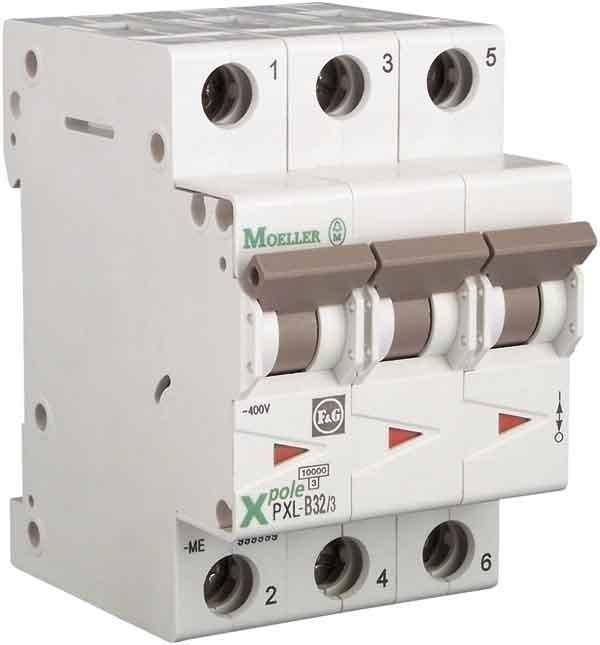 EATON PXL-B25/3 LS-Schalter 25A 236398 ** 3p B-Char Install.Baumaterial ZÃ¤hlerschr./Verteilg