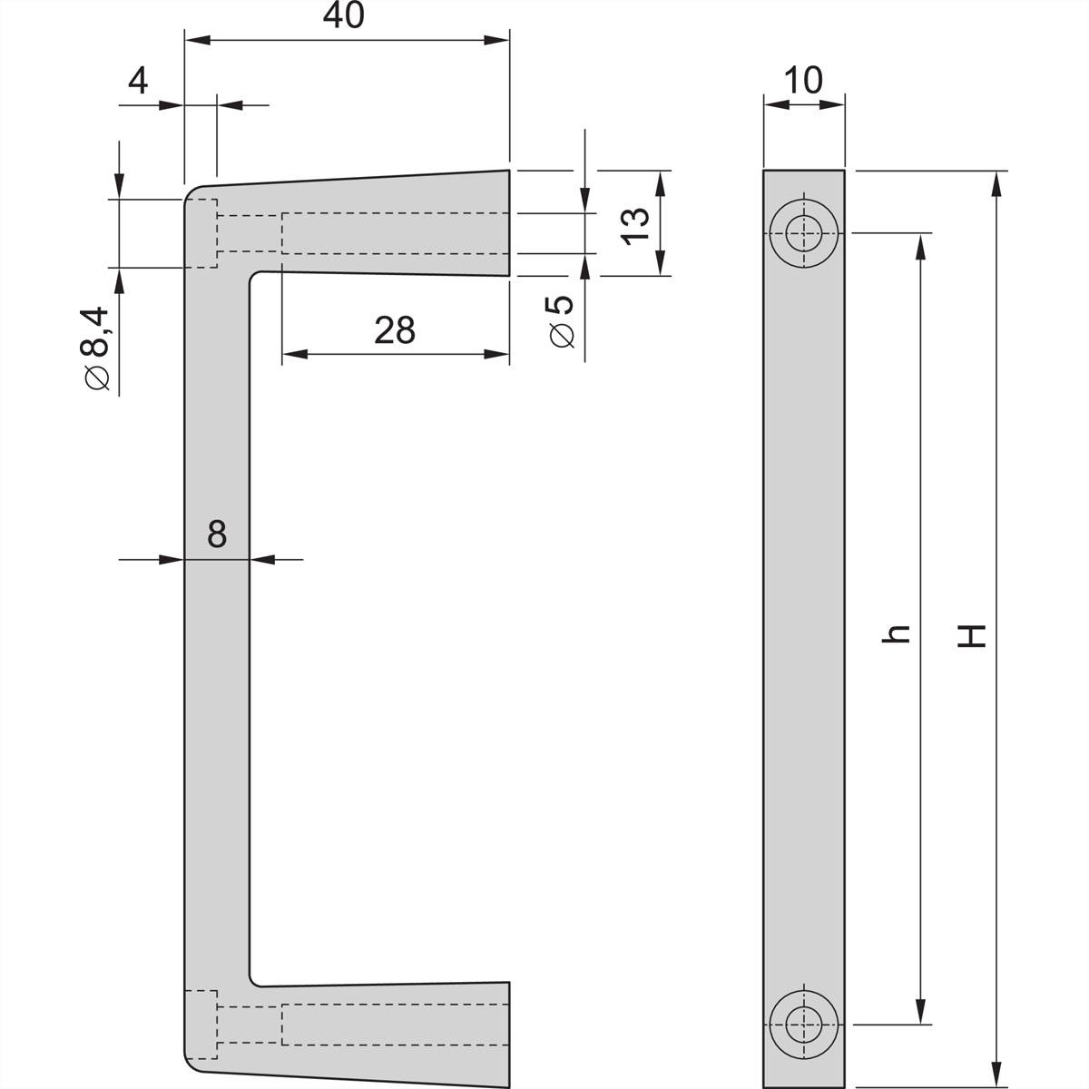 SCHROFF Frontgriffe - FRONTGRIFFE 5HE MULTIPAC(2X) 19 Schränke &amp, Ausbauteile Multipac