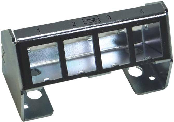 HW Verteilerfeldrahmen für 4x HW-VFMU4 MVFKS1 Install.Baumaterial Netzw.Telekomm CU-Komponenten