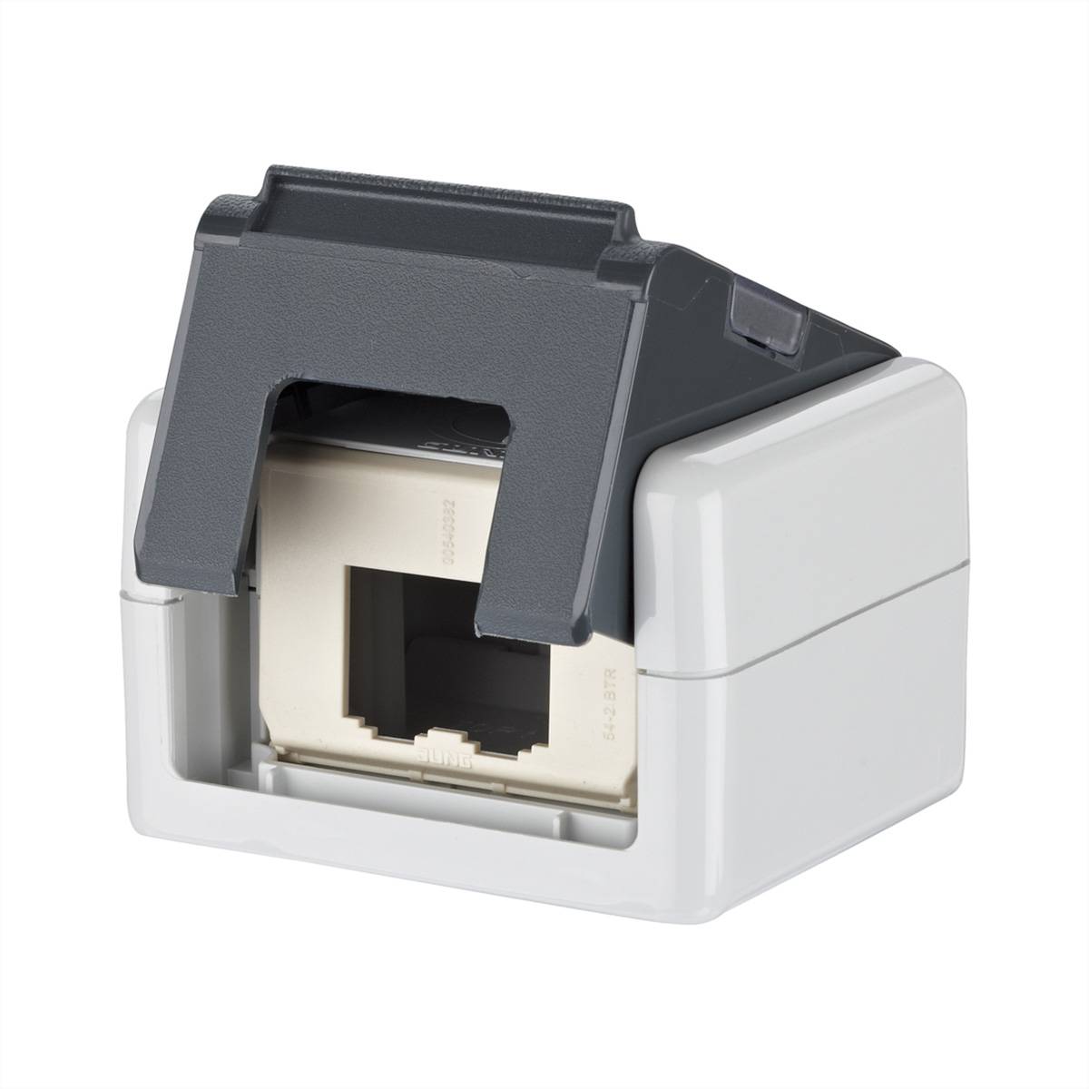 METZ CONNECT Modul IP20 AP-Gehäuse grau, mit PK-Auslass unbestückt Netzwerkkomponenten Industrial